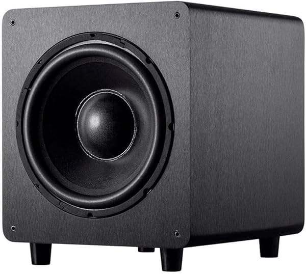 Monoprice SW-15 600 W RMS 800 W Peak Powered Subwoofer - 15 pulgadas, diseño con puerto, control de fase variable, filtro de paso bajo variable, para cine en casa 141499