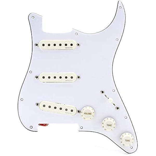 Fishman Fluence Stratocaster - Golpeador cargado - Blanco PRF-STR-WPG