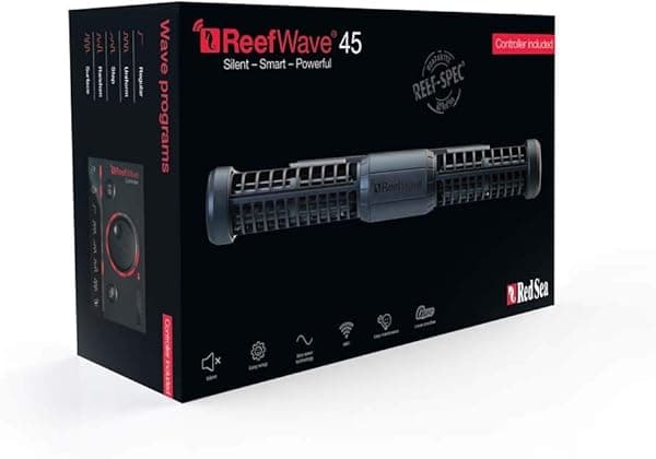 ReefWave - Bomba de flujo 45 - Mar Rojo - Grosor máximo del vidrio 3/4" (20 mm) REEF WAVE
