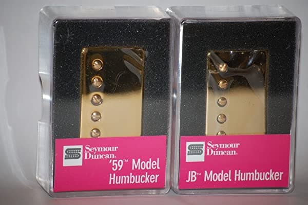 Seymour Duncan Sh-4 Jb Puente & Sh-1 N 59 Cuello Oro Humbucker Pickup Set 11102-13-Gc_11101-01-Gc