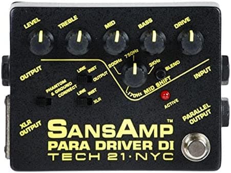 Tech 21 pmdi SansAmp para conductor di SansAmp Para Driver DI
