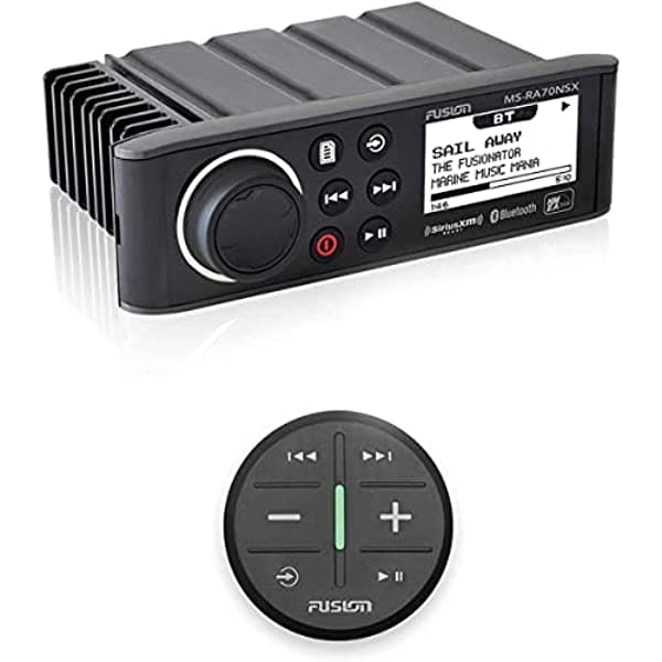 Fusion MS-RA70NSX - Sistema de entretenimiento marino con mando a distancia inalámbrico, color negro FUSBDL190710-21
