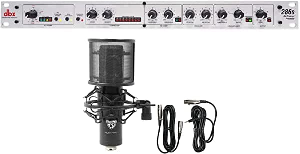 DBX 286S Micrófono Pre-Amp Procesador 286 S, Phantom Power+Micrófono Condensador 286s+EBT35