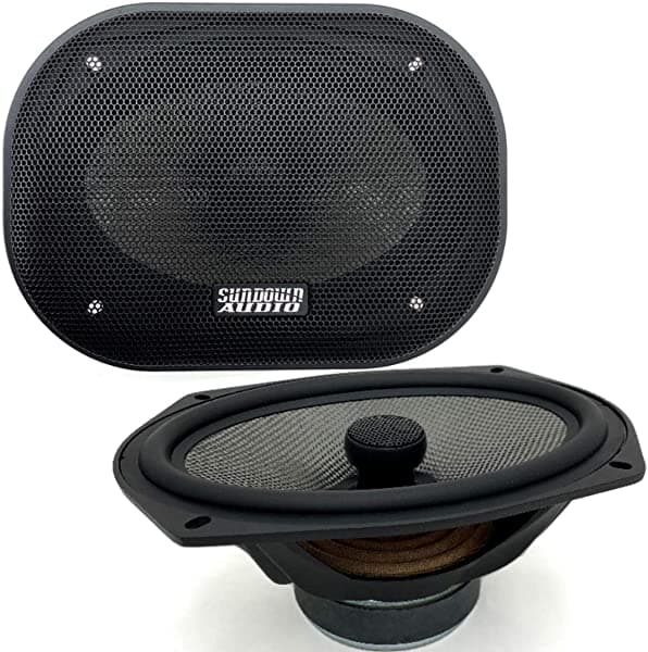 Sundown Audio SA-69CX v2 6" x 9" 125W RMS Silk Tweeter altavoces coaxiales