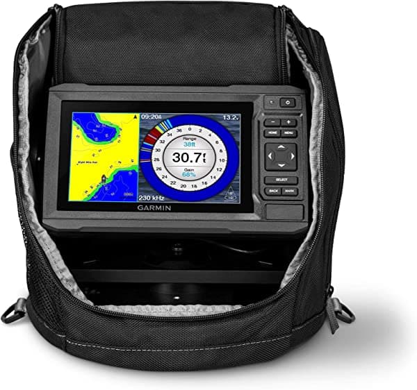 Garmin Paquete de pesca en hielo ECHOMAP UHD 63cv, incluye combo ECHOMAP UHD 63cv y transductor GT8HW-IF 010-02330-15