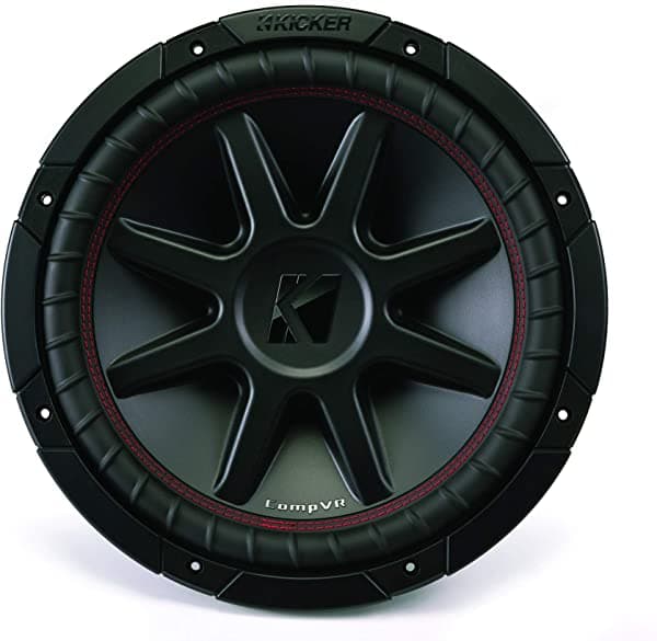 Kicker cvr154 (43cvr154) compvr 15-Inch (38 cm) Subwoofer, Dual Bobina de voz, 4-ohm, 500 W