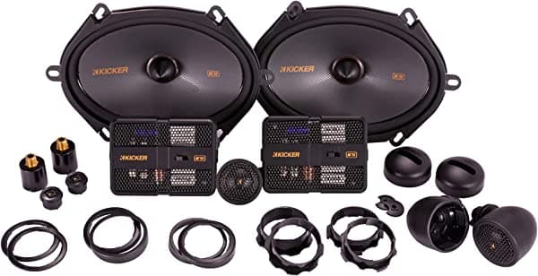 Kicker 47KSS6804 Audio para automóvil de 6 x 8 componentes, 400 W, par de altavoces pico KSS6804 nuevo