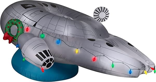 Disney 37245 Airblown Millennium Halcón Yard Inflable, Multi