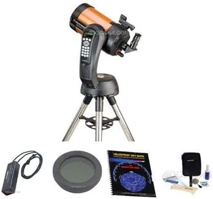 Celestron NexStar 6 SE Schmidt-Cassegrain Telescopio computarizado con kit de accesorios (luz de visión nocturna, mapas de cielo, filtro de luna, kit de limpieza óptica) NexStar SE