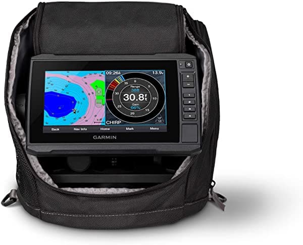 Garmin ECHOMAP UHD 73cv - Paquete de pesca en hielo, incluye combo ECHOMAP UHD 73cv y transductor GT10HN-IF