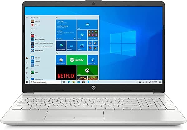 HP Portátil diagonal Full HD de 15.6 pulgadas, procesador Intel Core i5-1135G7, DDR4 de 8 GB, SSD de 512 GB, 802.11ac, Bluetooth 4.2, HDMI, Windows 10, con accesorios Valinor HP 15dw3