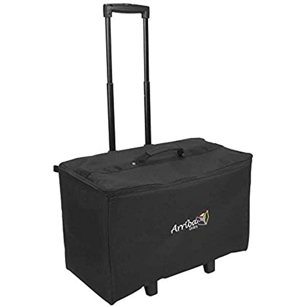 Arriba - Funda acolchada multiusos Acr-22 con ruedas inferiores apilables, 21.7 x 11.8 x 15.0 in