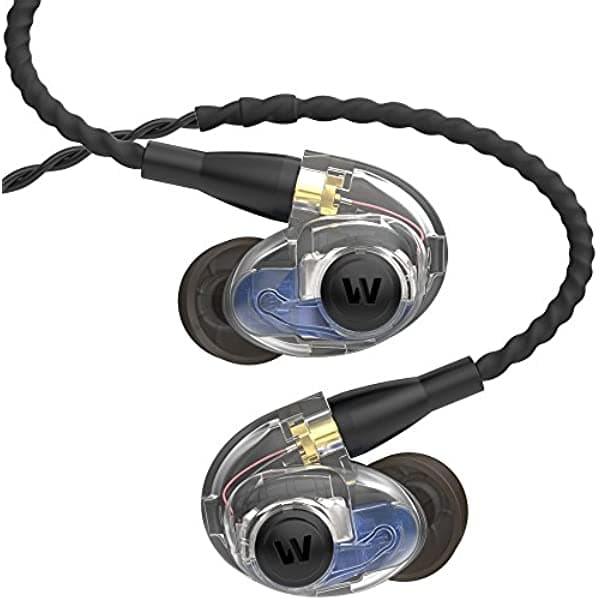 Audífonos transparentes Westone AM Pro 10, driver dual, monitores dentro de oído 78537, Transparente