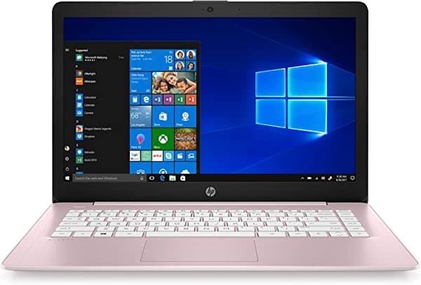 HP Stream 14" HD WLED retroiluminado portátil, Intel Celeron N4000, 4GB DDR4, 64GB eMMC, WiFi, Bluetooth, cámara web, HDMI, Windows 10 S, Microsoft Office 365 y 1TB OneDrive Cloud Storage, 64GB ABYS Tarjeta MicroSD