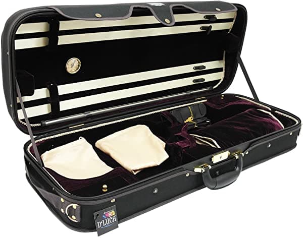 D 'luca cp04 m-bkbu doble funda para violín BLACK-BURGUNDY