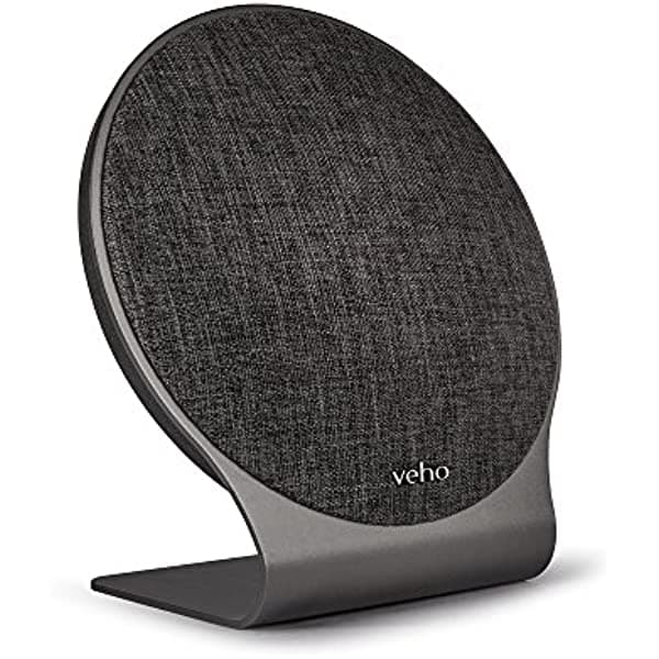 Veho Altavoz Bluetooth M-10 | Altavoces estéreo | Portátil | Inalámbrico | Micrófono | Llamadas manos libres | 60 W | 2 graves de 20 W | 2 agudos de 10 W | Gris espacial - (VSS-016-M10)