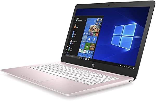 2020 HP Stream Notebook de 14 pulgadas, Intel Celeron N4000 hasta 2.6 GHz, WiFi, Bluetooth, HDMI, cámara web, Windows 10 S + mouse inalámbrico NexiGo (reacondicionado), Dorado