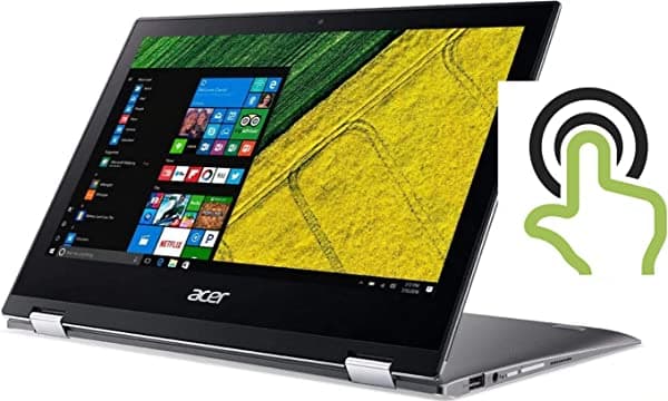 Amazon Renewed Acer - Notebook multitáctil Full HD IPS de 11,6 pulgadas, Intel Pentium N4200 Quad-core hasta 2,5 GHz, 4 GB de RAM, 64 GB SSD, WiFi, Bluetooth, HDMI, Win10 (reacondicionado) Acer-Spin116-64GB