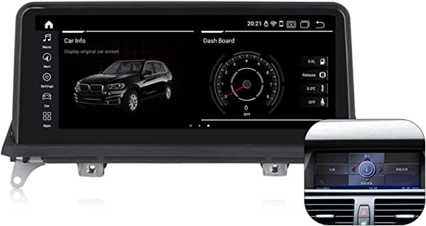 MekedeTech Qualcomm Android 10.0 radio de coche 8 núcleos 4G RAM 64G ROM 10.25 pulgadas pantalla táctil incorporada CarPlay y Android Auto para BMW X5 E70 X6 E71 2007-2013 unidad principal original CCC