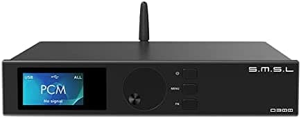 Fanmusic S.M.S.L D300 Dac Bluetooth 5.0 Rohm Bd34301Ekv Chip Dsd512 Pcm768Khz 32Bit Xmos Xu208 Dac Qualcomm Aptx Ldac Decodificador
