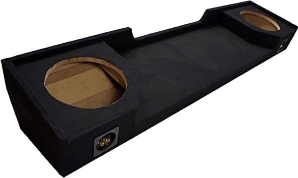 American Sound Connection Compatible con Chevy Silverado 88-98 cabina extendida - Caja para subwoofers Dual 10" Kicker C10,600 watts pico 2X10GMOLD_10C10-4-N_10C10-4-N