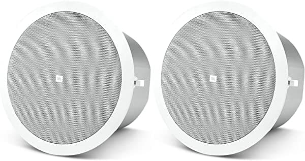 JBL Profesional Control 24C - Altavoz de techo de 4 pulgadas, color blanco, se vende como par