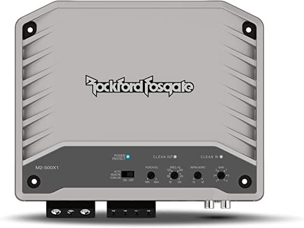 Rockford Fosgate M2-500X1 - Amplificador mono marino de 500 W