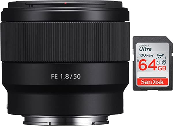 Sony FE 1.969 in F1.8 Lens & 64GB UHS-I SD Card unidad de disco óptico SG_B01N3D33LD_US