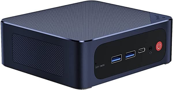 Beelink 4 núcleos Intel i5-11320H SEI Mini PC W11, 16GB DDR4 RAM, 500GB NVME M.2 SSD, Dual HDMI 4K @60Hz Streaming Mini Pc, WiFi 6, BT5.0 Gigabit Ethernet Business High Performance Mini Computer SEI12