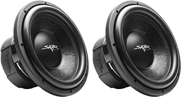 (2) Skar Audio DDX-12 D2 12" 1500W Max Power Dual 2 Subwoofer de Coche (2) DDX-12 D2