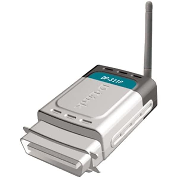 D-Link dp-311p servidor de impresión inalámbrico, Puerto de 1-centronics, 802.11b, 11 Mbps