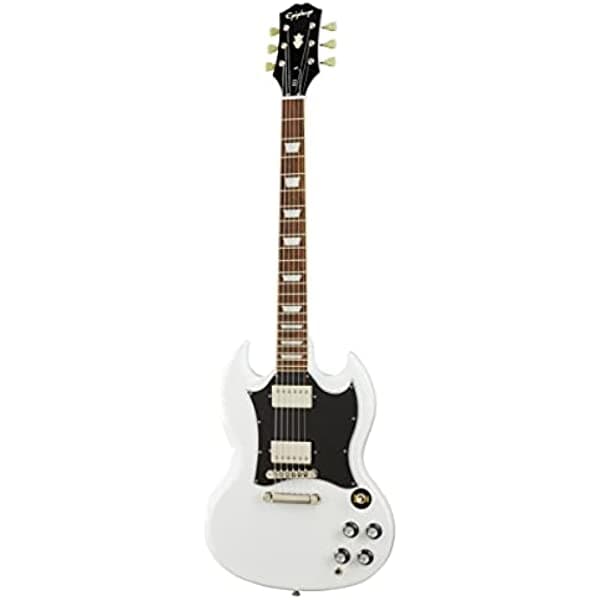 Epiphone Sg - Guitarra Eléctrica Estándar (Diestro Blanco Alpino) EISSBAWNH