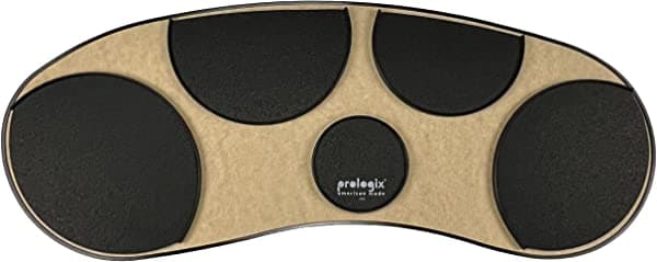 Prologix Almohadilla de práctica de tenor Vortex 5 negro medianoche TENORPADV5