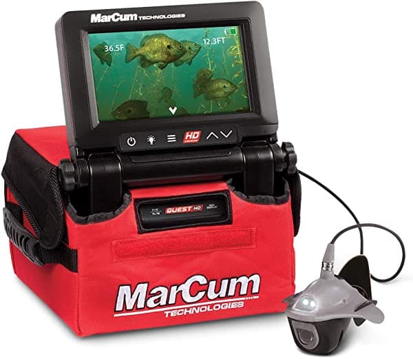 MarCum Quest 7 HD - Sistema de visualización submarina, color negro