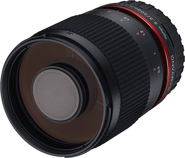 Samyang 300 mm f6.3 Mirror Lens Mirrorless cámaras con lentes intercambiables Sony E-mount Negro SY300M-S-BK