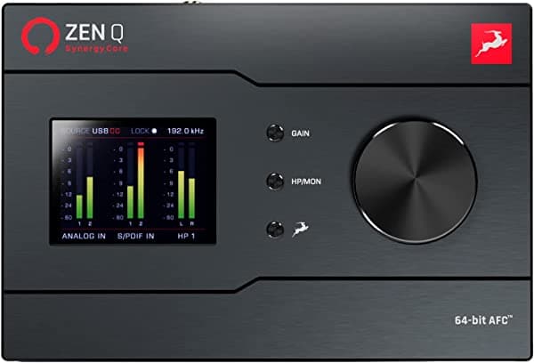 Antelope Audio Zen Q Synergy Core 14 x 10 interfaz de audio USB-C alimentada por bus con efectos en tiempo real integrados e E/S expandible Zen Q Synergy Core USB