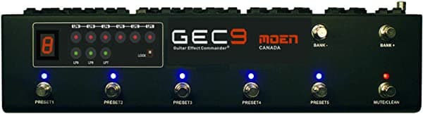 Moen gec9 "Comandante Efectos Looper y estación de control 10 Bancos de preajustes.