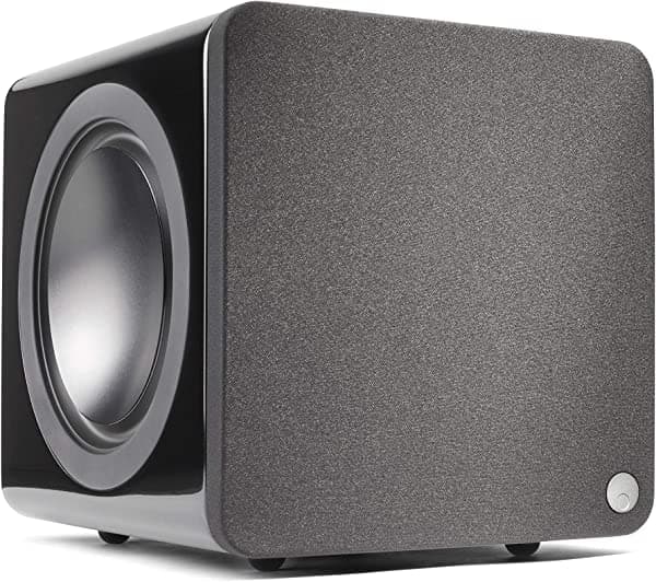 Cambridge Audio Minx X201 | Subwoofer de 200 vatios con amplificador activo (negro brillante)