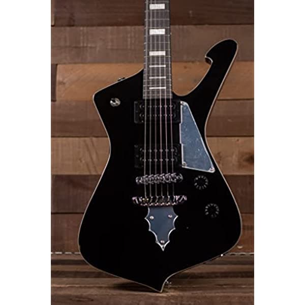 Ibanez PSM10BK Guitarra Eléctrica de Escala Corta Paul Stanley Signature Negra