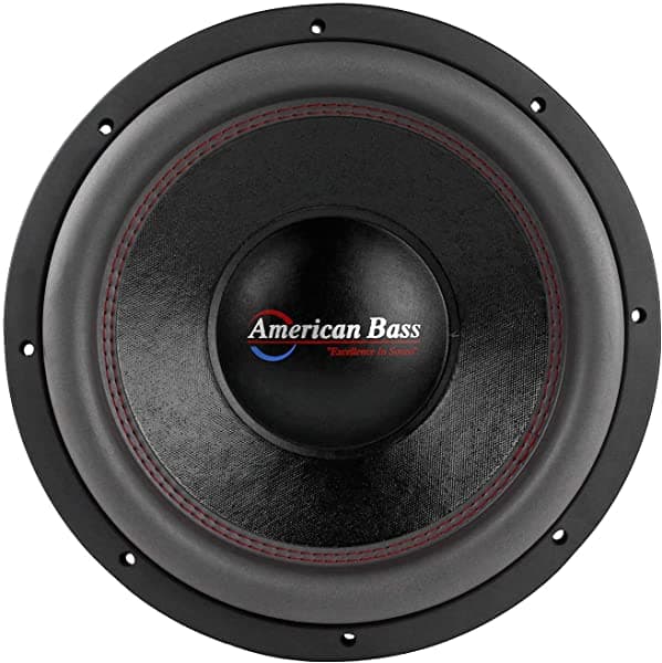 American Bass HD12D1 - Subwoofer estéreo de competición dual de 1 ohmio de 12 pulgadas