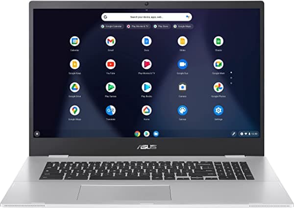 ASUS - Chromebook de 17.3 pulgadas - Intel Celeron N4500 - Memoria de 4 GB - 32 GB eMMC - Plata transparente CXB170CKA-212.BCLN6