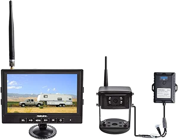 Haloview MC7108 Kit Sistema inalámbrico de cámara de visión trasera de alta definición (kit portátil)