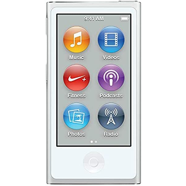 M-Player iPod Nano 7ª generación de 16 gb morado (auriculares genéricos y cable de carga) empaquetado en caja blanca lisa np16