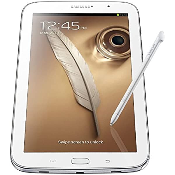 Samsung Galaxy Note GT-N5110, 16 GB Tablet - 8" - Samsung Exynos 1.60 GHz - Mármol Blanco 8 en blanco Galaxy Note 16 GB 2 GB RAM - Android 4.1 Jelly Bean, Color Slate - Pantalla multitáctil visualización WXGA 1280 x 800 - Bluetooth RB3345