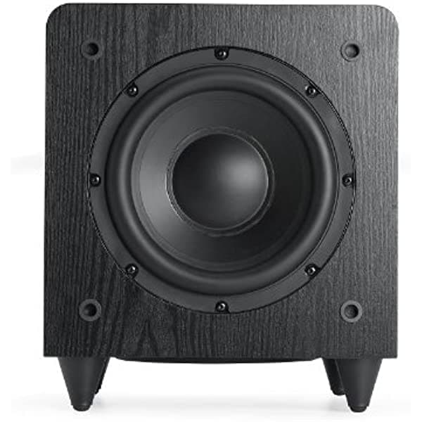 SUNFIRE Subwoofer de 8.0 in, 400 W, color negro SDS8
