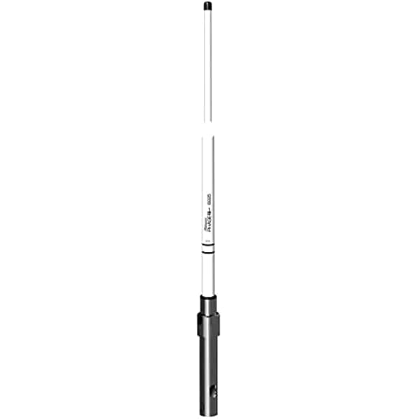 Shakespeare 6225-R Phase III VHF Antena - Banda marina VHF de 8 pies de ganancia de 6 dB, color blanco