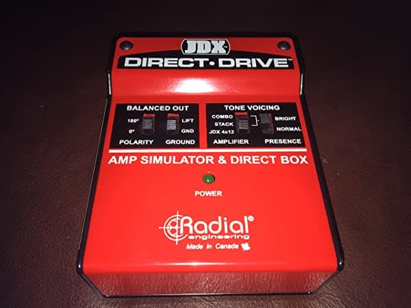 Radial Engineering JDX - Simulador de amplificador directo y efectos de guitarra DI Box R800 1404