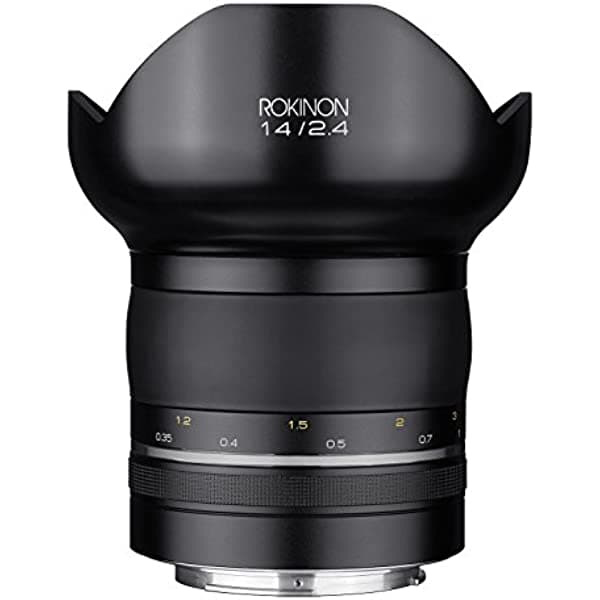 Rokinon SP14MAE-N - Objetivo gran angular de 0.551 in F/2.4 con chip AE integrado para Nikon DSLR, color negro