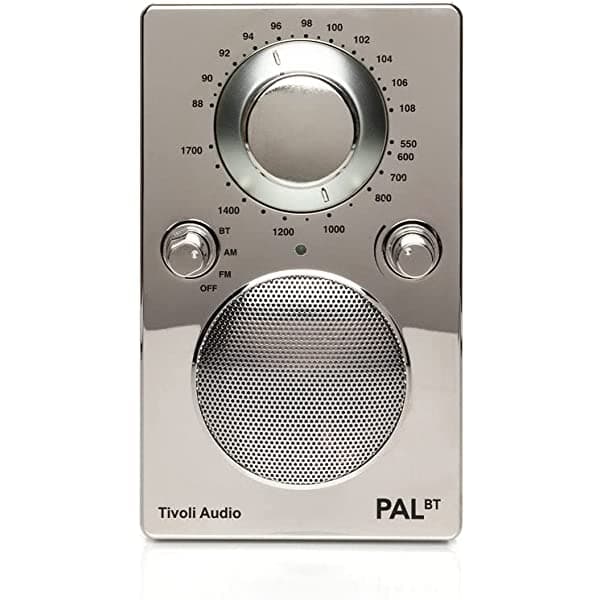 Tivoli Audio PAL BT Radio Bluetooth AM/FM portátil (cromado) PALBTCHROME