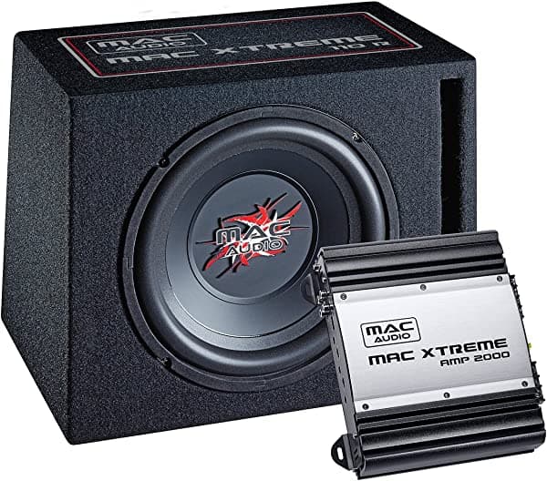 MAC AUDIO MAC Xtreme 2000 - Juego de HiFi para coche, 1 Mac Xtreme Sub 110R, 1 x Max Xtreme Amp 2000 1001704